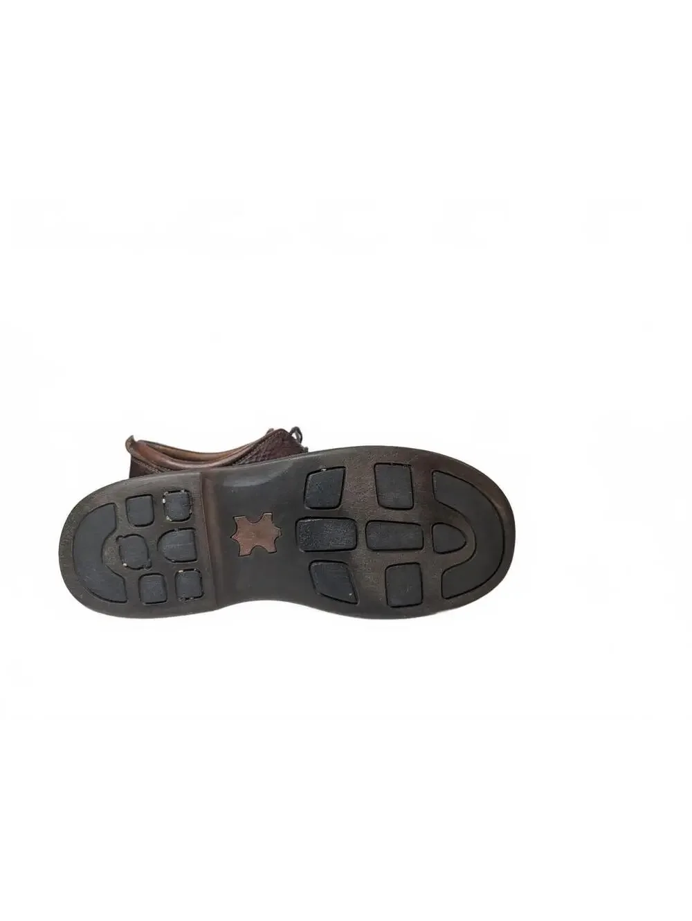 Born Retro Brown Pebbled Leather Oxford Shoes Size 10.5